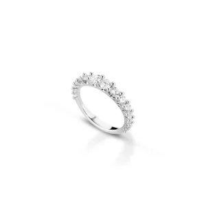 Anello in Oro Donna Crusado Collezione Diamanti Bianchi Con Diamanti