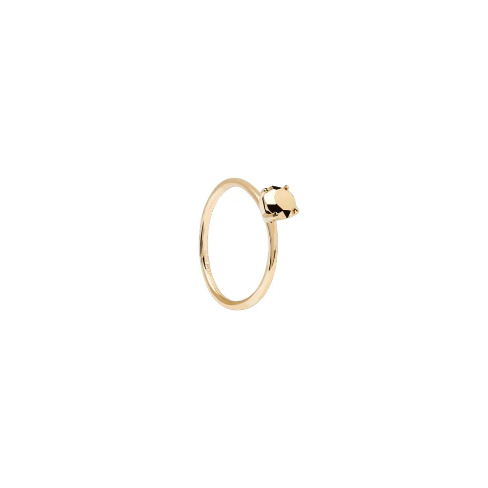 Anello in Argento Placcato Oro Donna Pdpaola Collezione En Gem - immagine 2