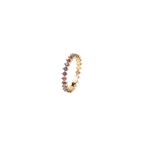 Anello in Argento Placcato Oro Donna Pdpaola Collezione Violet Bird