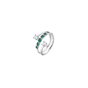 Anello in Argento Donna Brosway Fancy Life Green